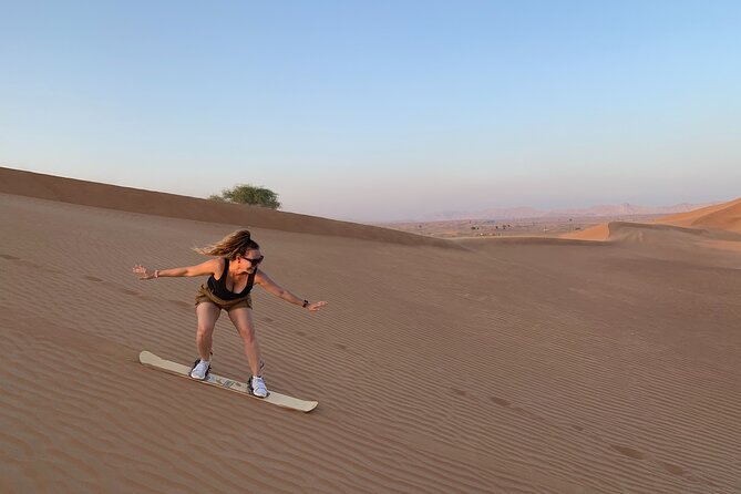 Morning Desert Safari, Quad Bike, Sandboard & Camel Ride