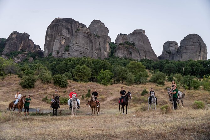 1 morning horseback tour in meteora with monastery ypapanti Morning Horseback Tour in Meteora With Monastery Ypapanti