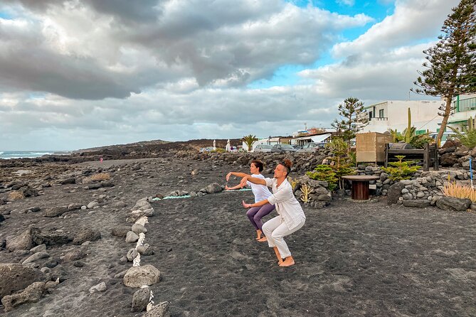Morning Tai Chi Stretching on the Lava Beach and Organic Breakfast in Lanzarote