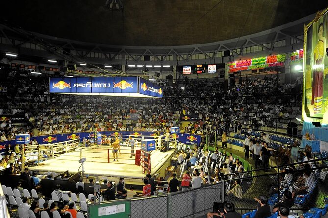 Muay Thai Boxing Match at Rajadamnern Stadium