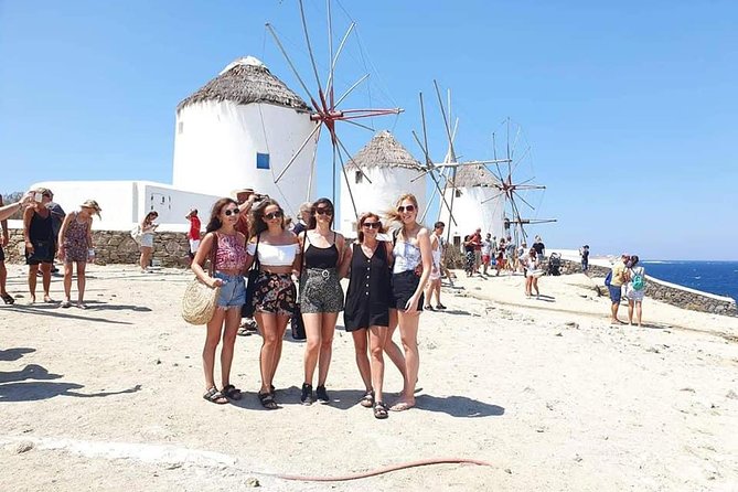 Mykonos Highlights Day Tour With Greek Lunch at Mykonian Split