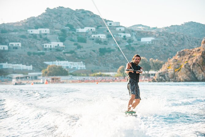 1 mykonos private wakeboarding adventure in super paradise beach Mykonos Private Wakeboarding Adventure in Super Paradise Beach