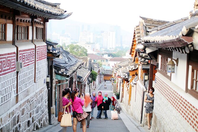 N Seoul Tower, Bukchon and Korean Folk Village Full Day Tour