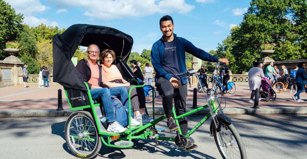 New York City: Private Central Park Pedicab Tour - Booking Information