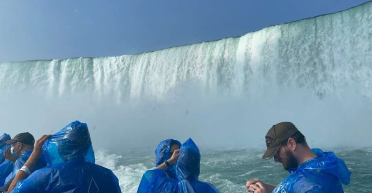 Niagara Falls: Boat, Cave and Trolley Tickets With Guide