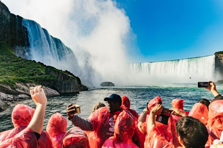 Niagara Falls, Canada: First Boat Cruise & Behind Falls Tour