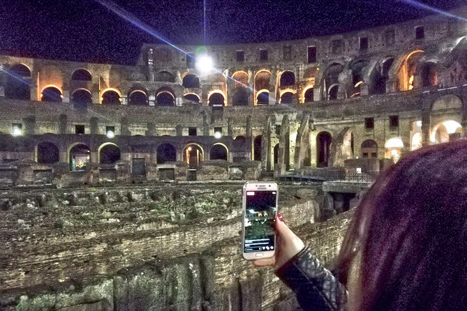 Night Colosseum Tour: With Gladiators Underground and Arena