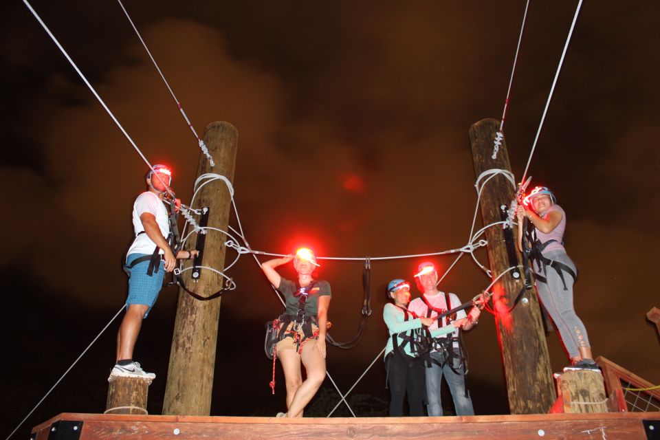 1 oahu night zipline adventure 3 lines Oahu: Night Zipline Adventure (3 Lines)