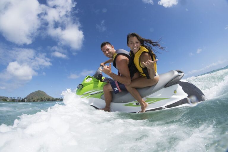 Oahu: Tandem Jet Ski Adventure on Maunalua Bay