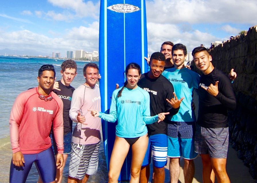 1 oahu waikiki 2 hour beginner group surf lesson Oahu: Waikiki 2-Hour Beginner Group Surf Lesson