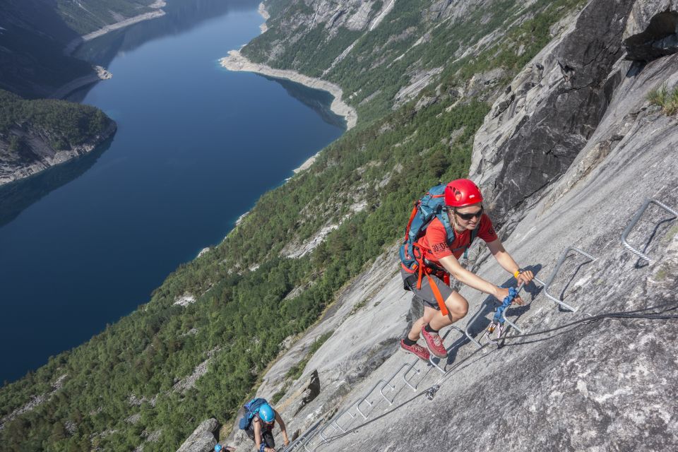 Odda: Full-Day Trolltunga Hiking, and Climbing Tour