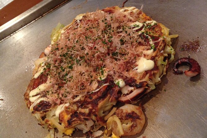 Okonomiyaki Cooking Class With Sake Free Flow Experience
