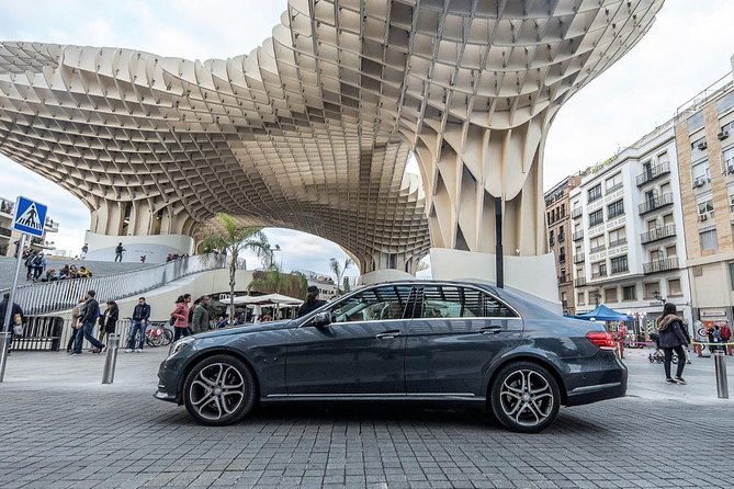 1 one way transfer by sedan from seville airport to hotel in seville center One-Way Transfer by Sedan From Seville Airport to Hotel in Seville Center