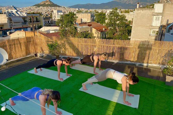 Outdoor Yoga and Pilates With Akropolis View