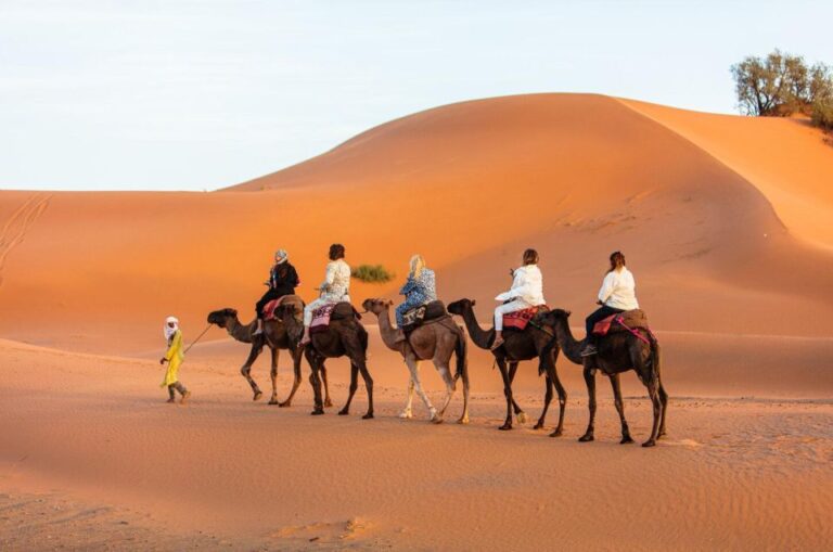 Overnight in Merzouga Desert Camp With Camel Rides and Food