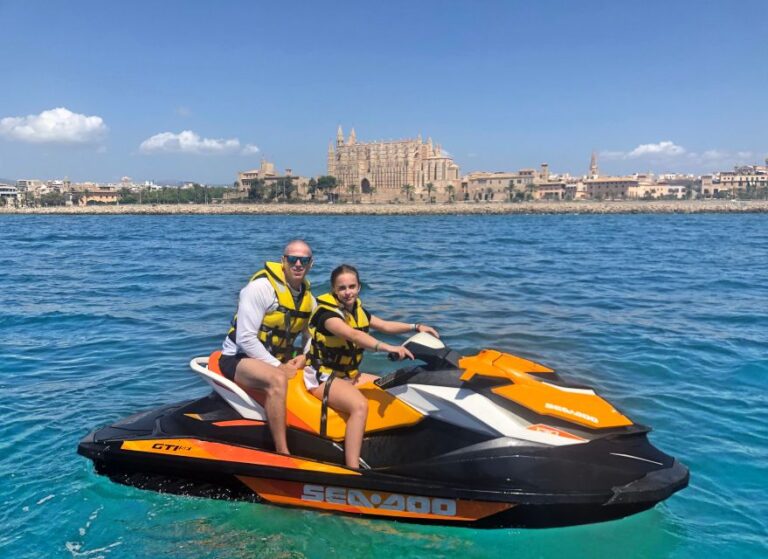 Palma De Mallorca: Jetski Tour to Palma Cathedral