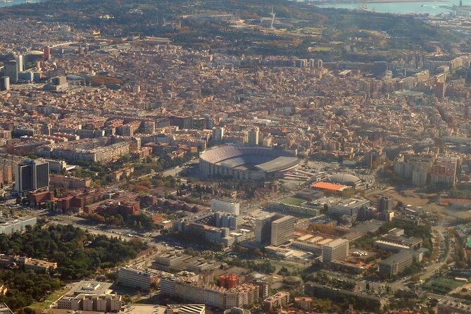 Panoramic Flight Over Barcelona