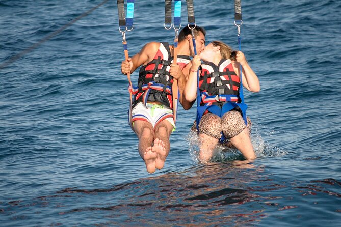 Parasailing From Albufeira Marina by Boat