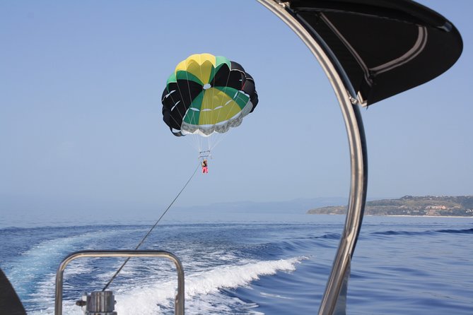 Parasailing Single Flight to Tropea in Small Group