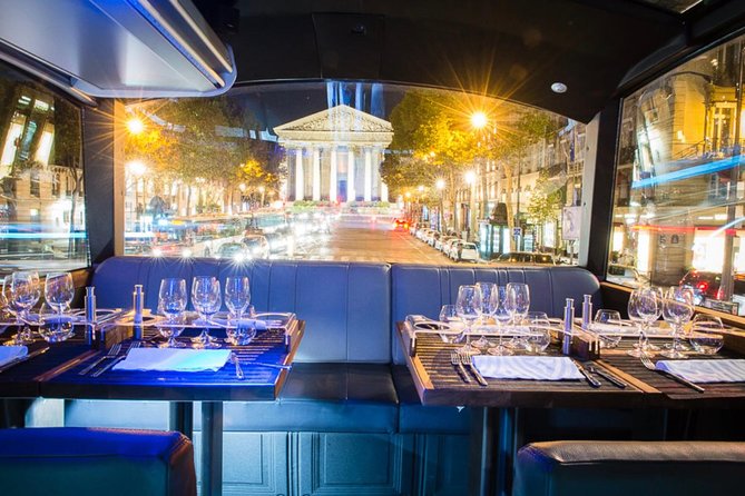 PARIS : Gourmet Dinner by Luxury Bus in the Capital of Lights