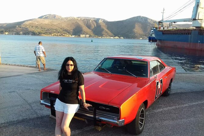 Photo Shoot With Legendary General Lee Movie Car in Athens Greece