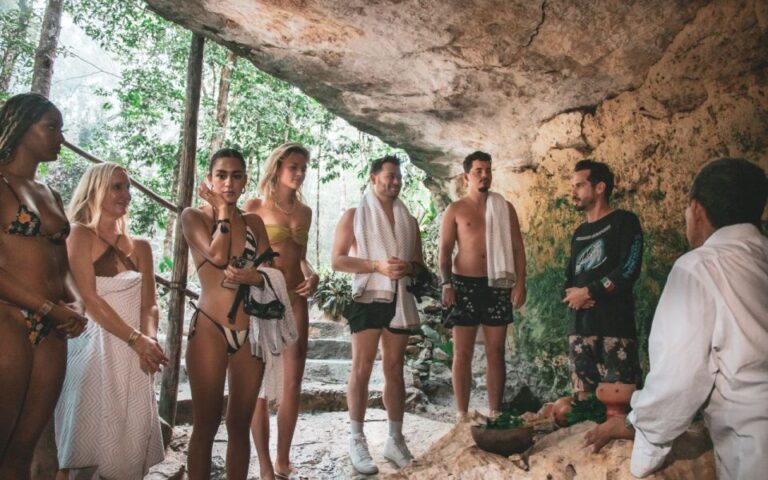 Playa Del Carmen: 3 Cenotes Guided Tour and Mayan Ceremony