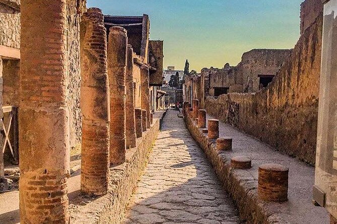 Pompeii Tour With Lunch and Wine Tasting From Positano