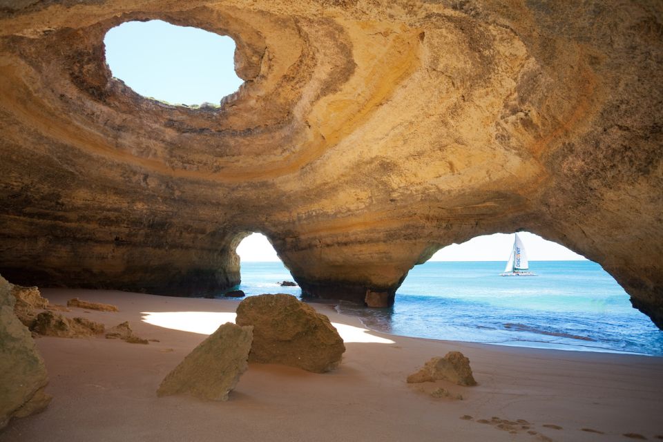 1 portimao half day catamaran cruise to benagil carvoeiro Portimão: Half-Day Catamaran Cruise to Benagil & Carvoeiro