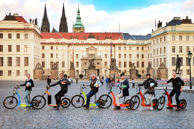 Prague: Electric Scooter & E-Bike Live Guided Tour