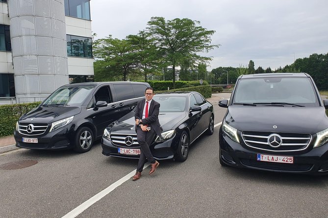 Private Departure Transfer From Antwerp to Brussels by Luxury Car