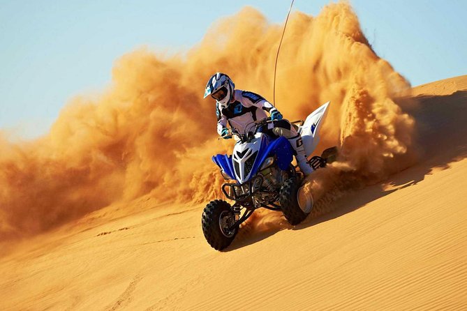 PRIVATE Dubai Desert Safari With BBQ Dinner, Camel Ride, Sand Boarding & Shows