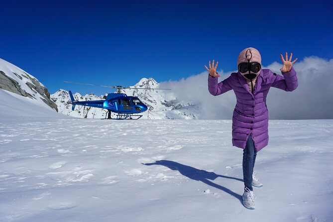 1 private flight 3 glaciers with snow landing 45mins Private Flight: 3 Glaciers With Snow Landing - 45mins