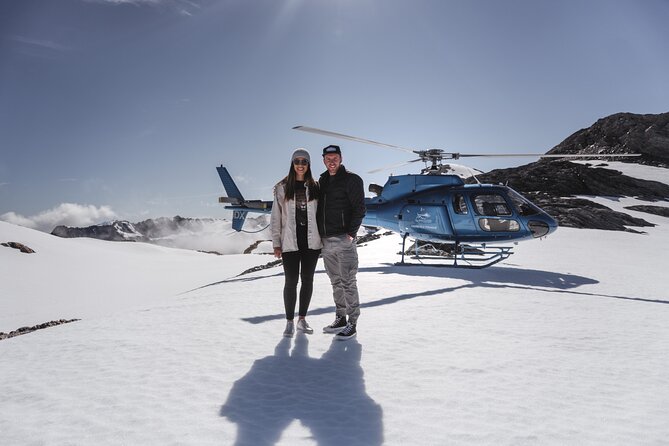 1 private flight 4 glaciers with 2 snow landings 60mins Private Flight: 4 Glaciers With 2 Snow Landings - 60mins