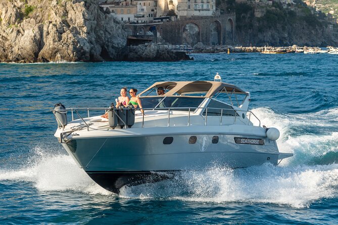 Private Full Day Boat Tour of the Amalfi Coast Drinks Included