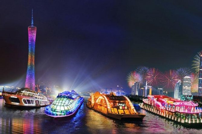 Private Guangzhou Night Tour VIP Cruise and Dim-Sum Dinner Option