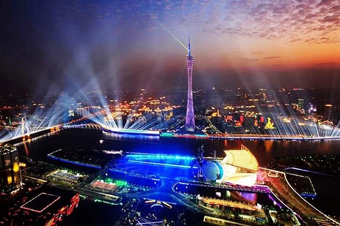 Private Guangzhou Night Tour With Canton Tower and Pearl River VIP Class Cruise