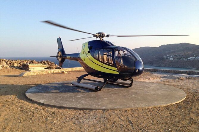 Private Helicopter Transfer From Amanzoe to Santorini