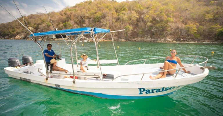 Private Huatulco 5 or 7 Bays Boat Trip