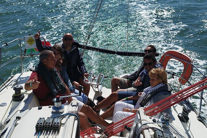 1 private lisbon sailboat tour with welcome drink Private Lisbon Sailboat Tour With Welcome Drink