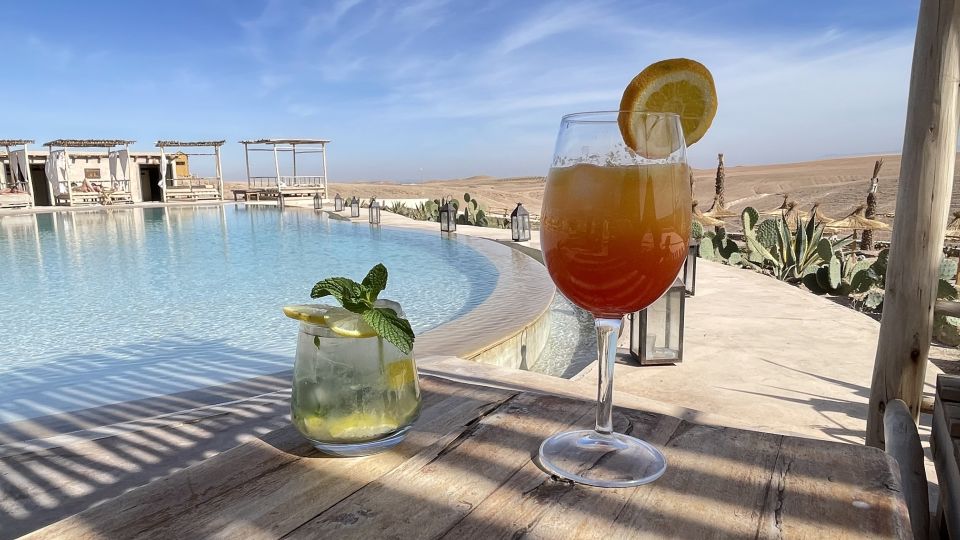 1 private luxury lunch in agafay desert swimming pool Private Luxury Lunch in Agafay Desert & Swimming Pool