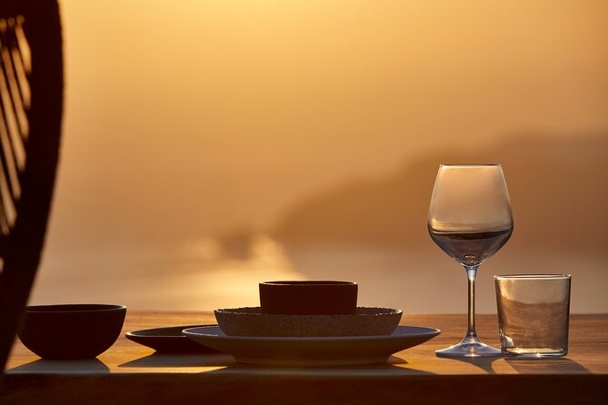 1 private romantic sunset dinner with caldera views in santorini Private Romantic Sunset Dinner With Caldera Views in Santorini