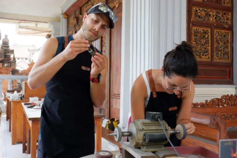 Private Silver Jewelry Making Class With Master
