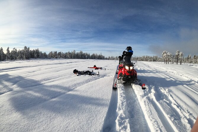 Private Snowmobile Experience in Rovaniemis Forest