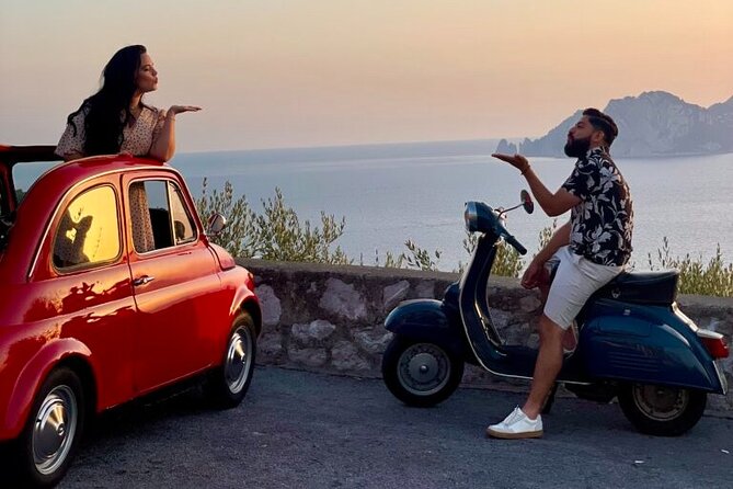 Private Sunset Photo Tour With Vintage Fiat 500
