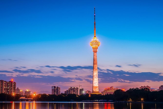 Private Tour: Beijing City Overview With Boat Ride and Buffet Dinner on Central TV Tower