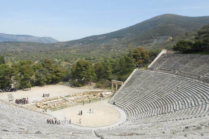 Private Tour of Blue Lake, Temple of Hera, Epidaurus, Corinth & Canal