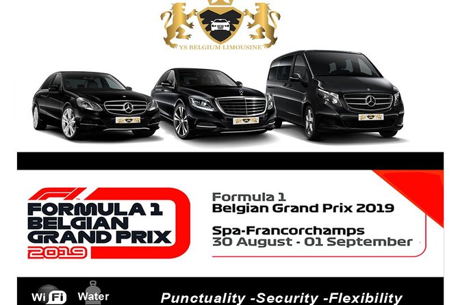Private Transfer From Brussels to Circuit Spa-Francorchamps Belgium Luxury Car