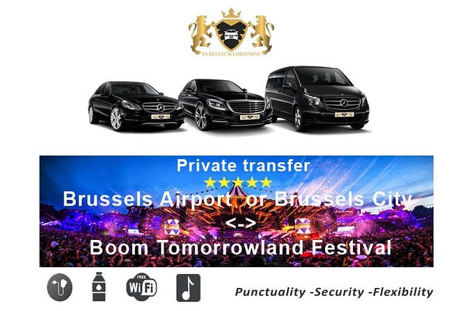 Private Transfer From Brussels to Tomorrowland Dreamville by Luxury Car