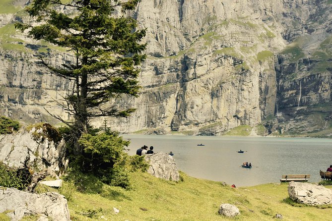 Private Trip From Bern to Enjoy Fishing Tour in Oeschinen Lake