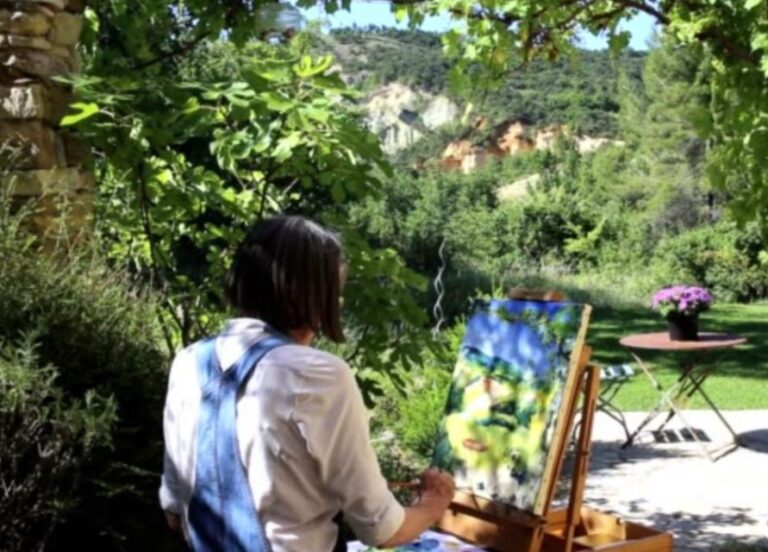 Provence: 5 Days Watercolor Landscaping Painting Classes.